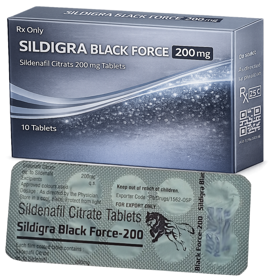 lék Sildigra Black Force 200mg